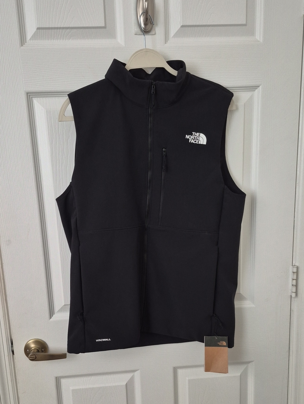 Nwt Mens The North Face Black Sleeveless Windwall Apex Bionic Vest